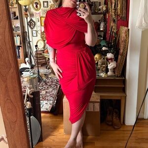 Club L London red enchant dress